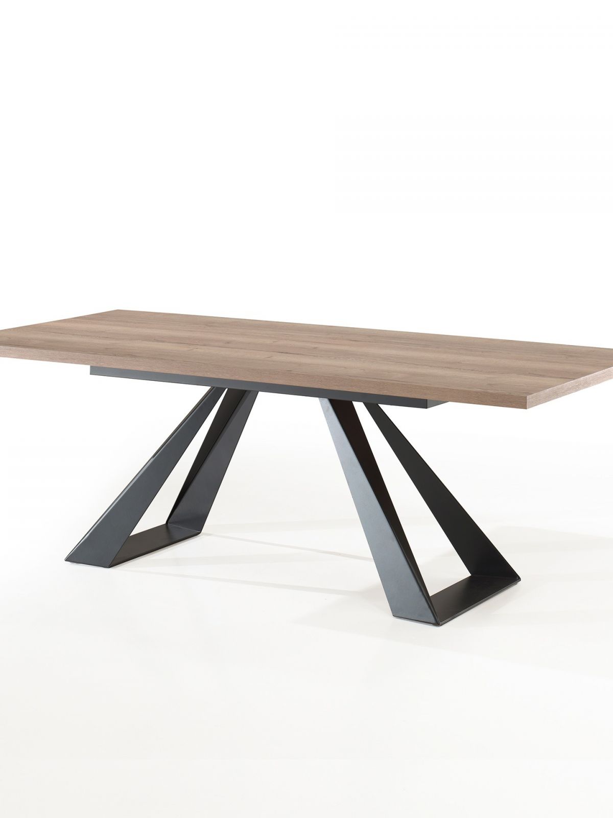 Table rectangulaire fixe pied métal - 2.40m