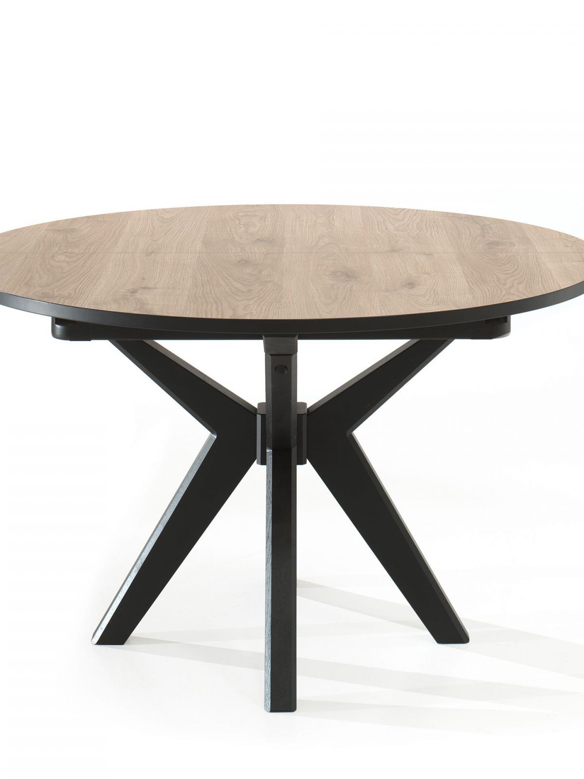 Table ronde fixe X-pied central