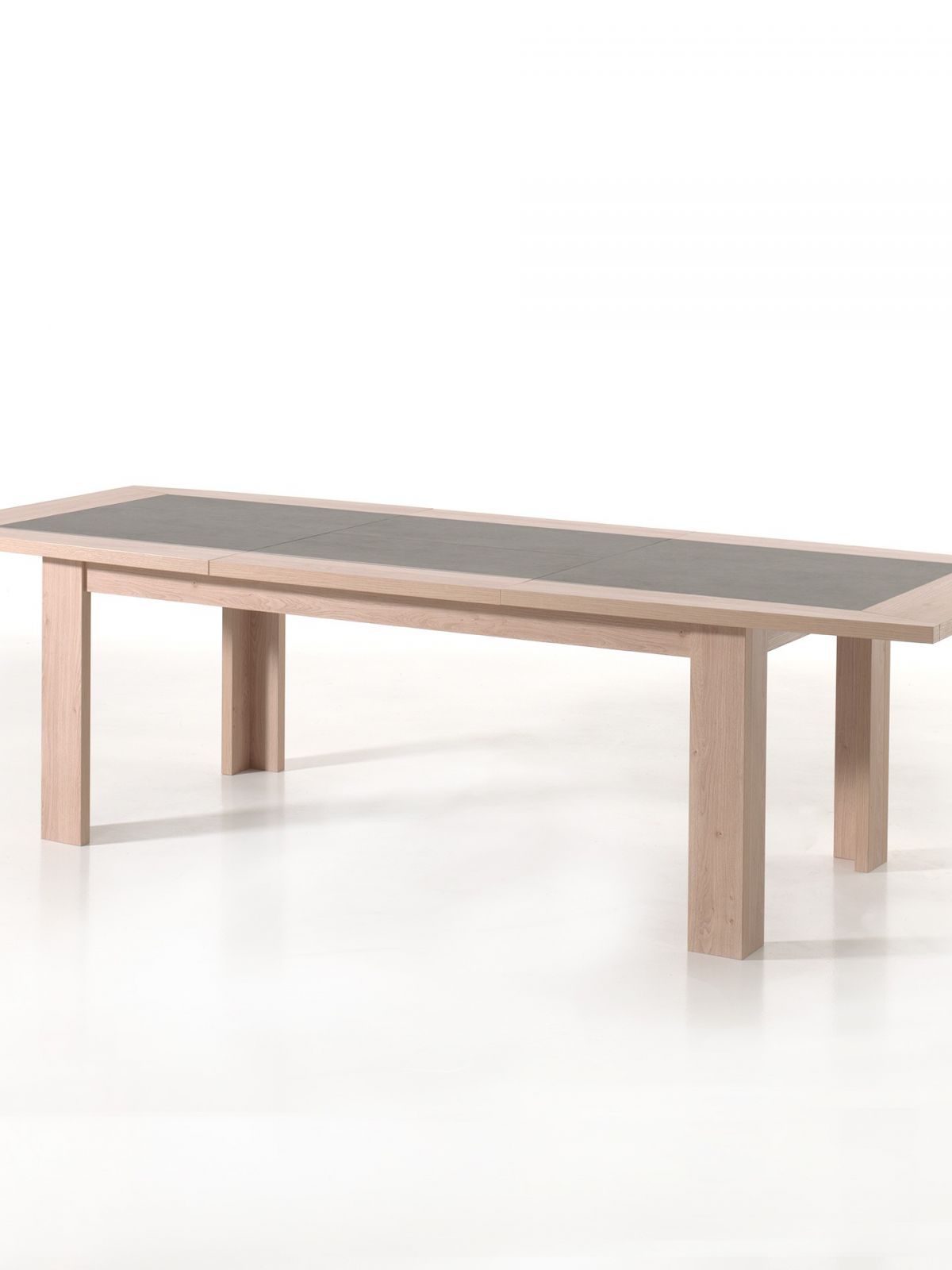 Table avec allonge rectangulaire 1,80m