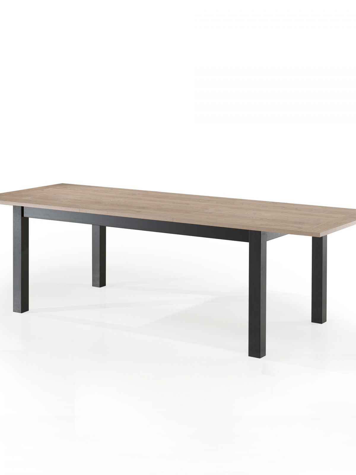 Table avec allonge rectangulaire 1,80m - 4 pieds